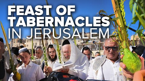 Jews and Christians Celebrate the Feast of Tabernacles in Jerusalem 10/14/2022