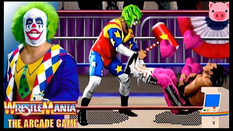 WWF WrestleMania- The Arcade Game - Doink the Clown (Arcade - 1995)