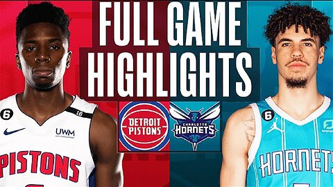 Detroit Pistons vs. Charlotte Hornets Full Game Highlights | Feb 27 | 2022-2023 NBA Season