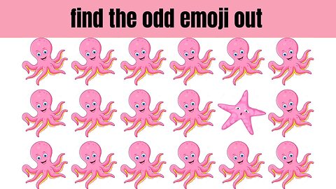 Find The Odd Emoji Out | How Good Are Your Eyes? | Easy, Medium, Hard