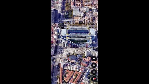 Real Madrid FC’s home ground in Madrid, Spain.