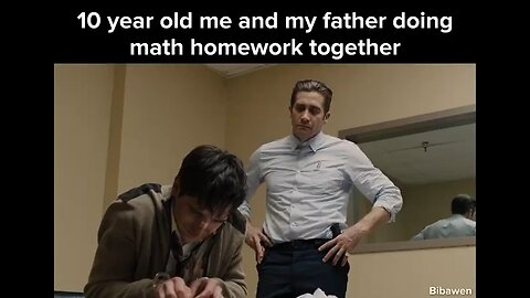 When Your Dad Helps With Homework