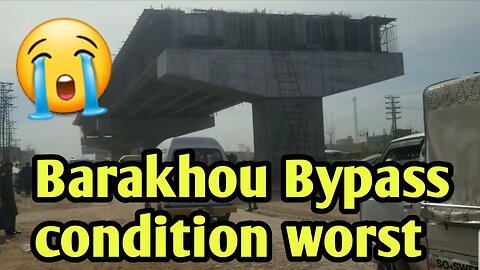 Barakhou Islamabad Bypass falldown worst condition.