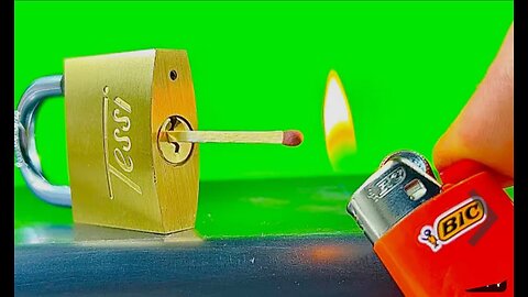 How To Open A Lock With Matches