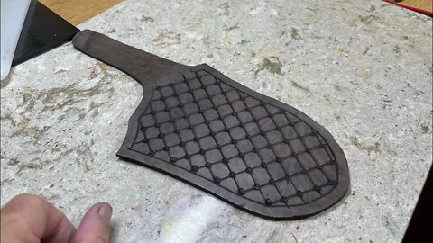 A new quilted leather sheath design