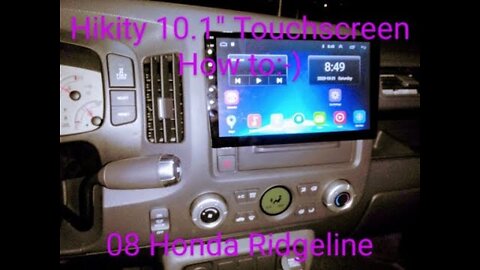 How to install touch screen stereo w/ back up camera//Honda Ridgeline 2008//Part 1