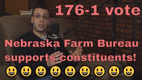 NEBRASKA FARM BUREAU SUPPORTS RIGHT TO REPAIR 176-1!