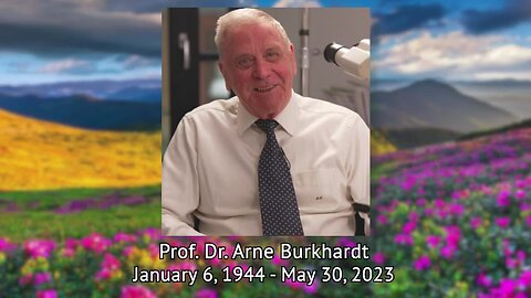 Prof. Dr. Arne Burkhardt Memorial