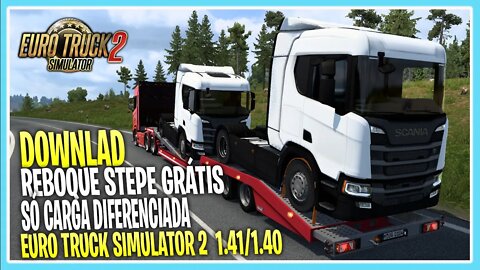 DOWNLOAD Reboque Estepe Trailer Car Transporter EURO TRUCK SIMULATOR 1.41/1.40