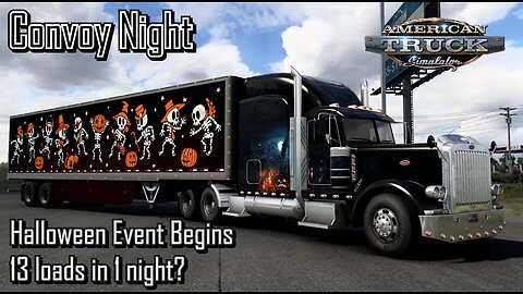 American Truck Simulator - Pony Express Convy Night