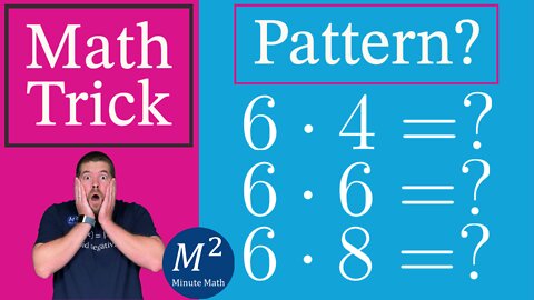 Multiplying 6 by 4, 6, and 8 - Minute Math Tricks - Part 25 #shorts