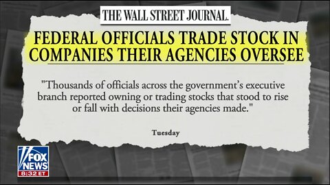 Thousands of Federal officials exposed in bombshell trading report