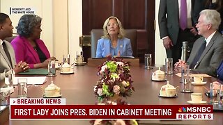 Jill Biden Holds Court at the First Presidential Cabinet Meeting Held in 11 Months