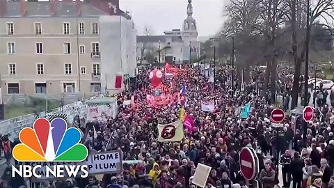 Protests intensify across France over pension reform