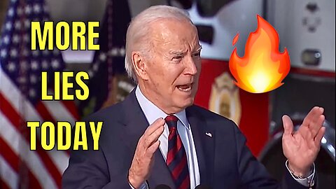 Joe Biden tells the FAKE HOUSE FIRE Story again TODAY! (During speech to Firefighters🤦‍♂️)