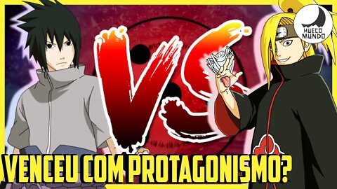 Sasuke GANHOU com PROTAGONISMO na luta contra o Deidara?? | Hueco Mundo