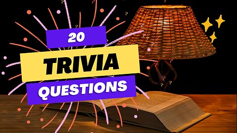 20 General Trivia Quiz Questions With 20 Seconds To Answer. Test Your Knowledge 20/20 Trivia