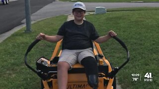 Leavenworth boy's lawnmower stolen Tuesday morning