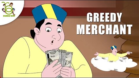 Greedy Gold Merchant Moral Story - English Short Stories - Animated Stories - Cartoons for Kids