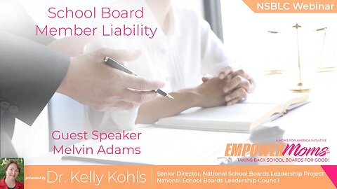 Webinar - School Board Member Liability