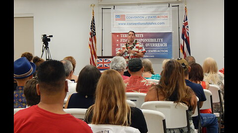 Mark Meckler at Town Hall in Hawaii November 2022