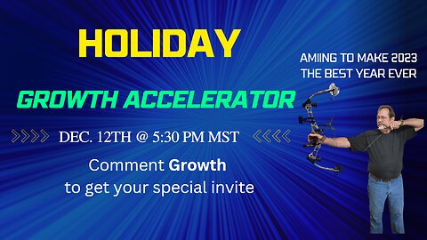 Holiday Growth Accelerator - making 2023 the best year ever