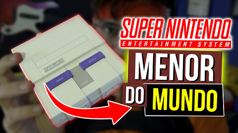 COMPREI um SUPER NINTENDO Classic Edition com 23 JOGOS