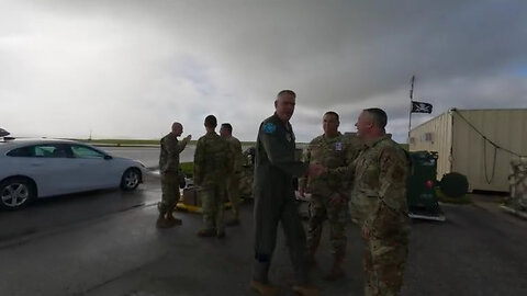 Gen. Mike Minihan Visits Guam in Support of Mobility Guardian 23