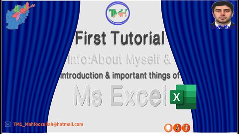 Excel:first tutorial, introduction and important things