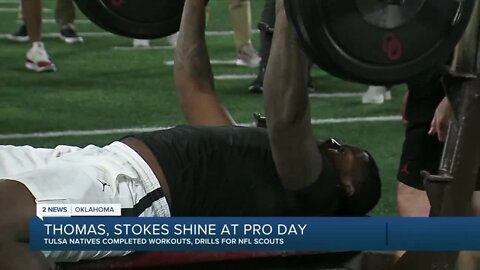 Tulsa natives shine at OU Pro Day