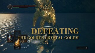 Dark Souls - Defeating the Golden Crystal Golem