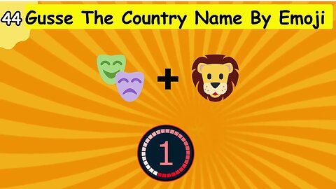 Guess what is the Country name|| Quiz || Emoji