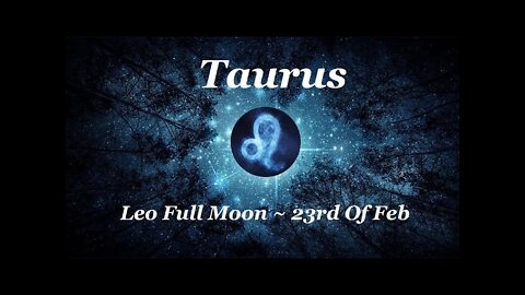 ♉ Taurus~Heading Straight Into Your Greatness. Leo Full Moon - Feb 23rd. Tarot Reading.