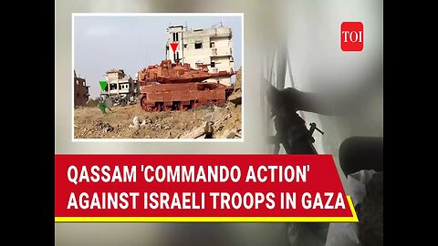 Hamas Fighter Chases Israeli Tank With Explosive Device In Rafah | Watch What Happened