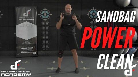 Sandbag Power Clean (Demonstration)