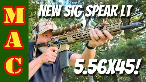 New SIG MCX SPEAR LT rifle in 5.56 for civilian market! The little brother to the Sig M5.