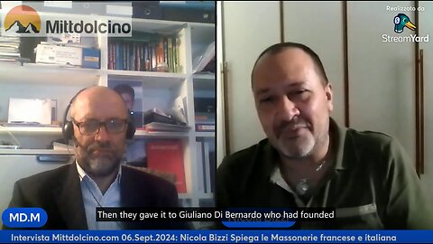 Interview with / Intervista con: Nicola Bizzi - "Legami tra la Massoneria Italiana e Francese: chi dirige le danze?" / "Italian and French freemasonry: who's in charge?"- Mittdolcino.com - 06 Sept. 2024