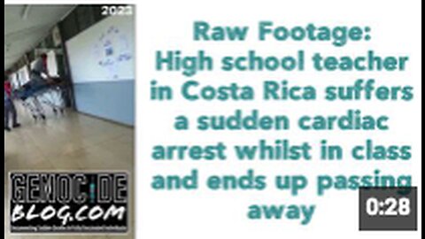 Raw Footage: High school teacher in Costa Rica suffers a sudden cardiac arrest