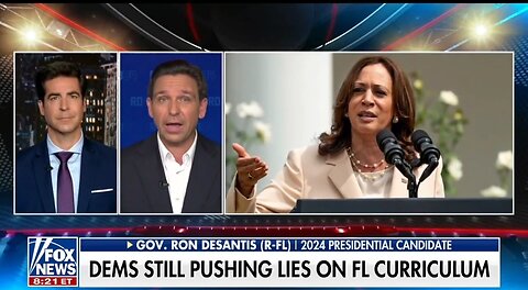 DeSantis Slams Kamala For Lying About Florida's Black History Curriculum