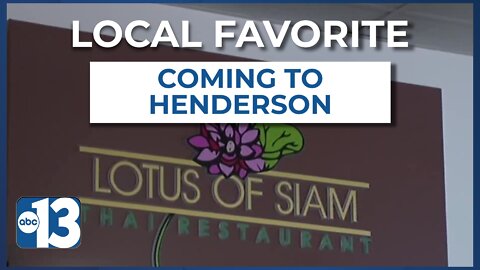 New Lotus of Siam location coming to southern Nevada