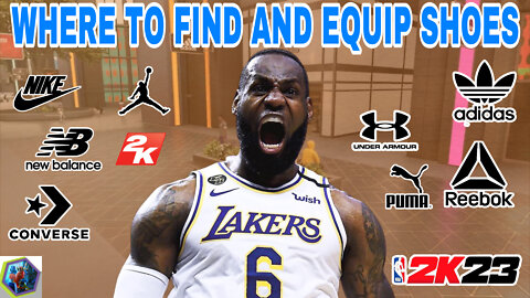 How to FIND and EQUIP Shoes in NBA 2K23