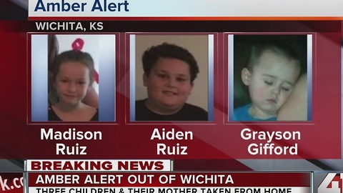 AMBER Alert issued for 3 Wichita children