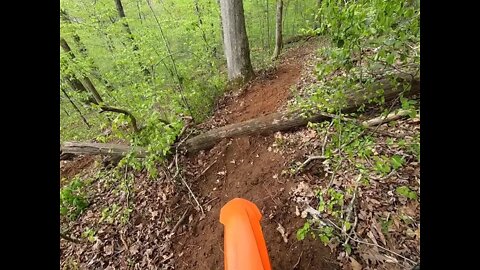 BackYard Hard Enduro Trail on the Dirt Bike