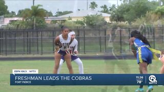 Freshman leading Ft Pierce Central flag football