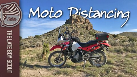 Moto Distancing: Tank-Bag Carry, Chimney Rock, and... Chickens?