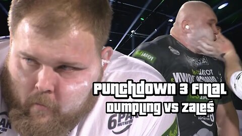 Dumpling vs Zaleś - THE EPIC Slap Fight of PUNCHDOWN 3 FINAL #slapfight #reaction