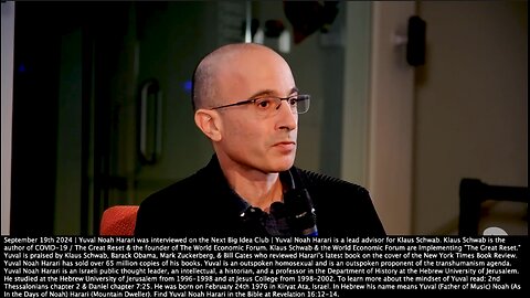 Yuval Noah Harari | "You Don't Need Millions of Human Agents. You Have the Smartphones, Cameras & the Microphones Following Us All the Time. It's Now Possible to Annihilate Privacy & to Create Total Surveillance Regimes."