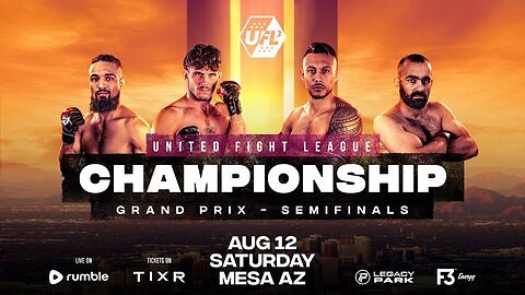 UFL 3 League Finals | Scott Wilson Vs Tomasz Zdankiewicz