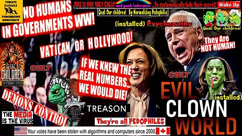 Kamala Harris & Tim Walz: A Match Made in Hell (Evil Clown World Video Compilation) - Marcum