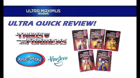 💥 Ultra Quick Review | The Transformers (G1) | Just Play Figures